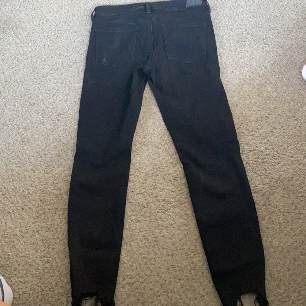 American Eagle black ripped jeans - Picture 2 of 2